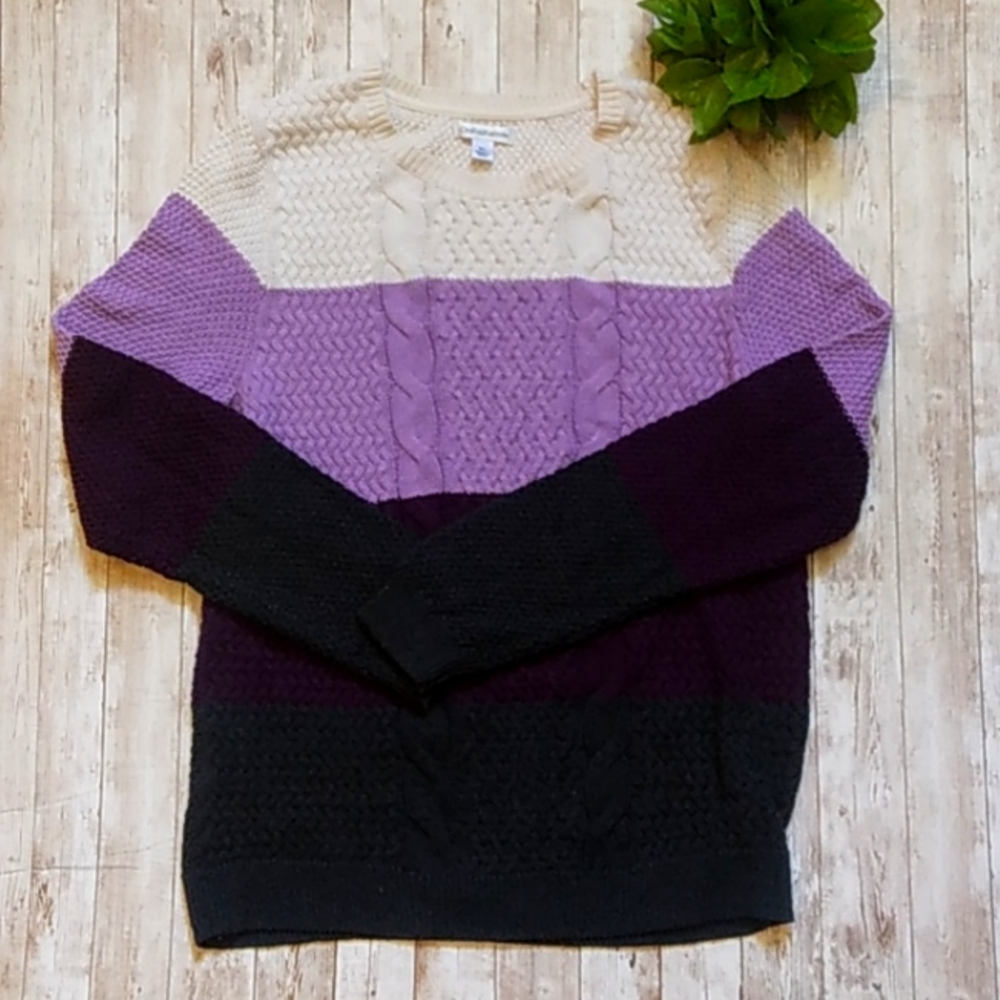 Croft & Barrow women's Knit sweater size XL (J3)